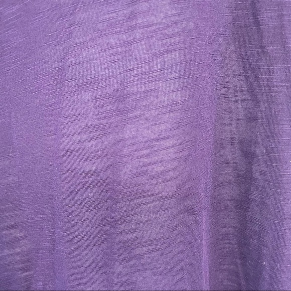 Purple Cowl Neck Blouse Large - Picture 3 of 8